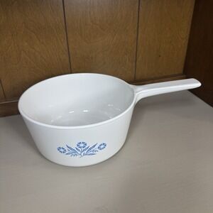 Corning Ware Blue Cornflower Range Topper Aluminum Bottom 2.5qt N-2 1/2-B